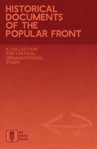Bokomslag för "Historical Documents of the Popular Front"
