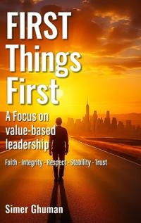 Kirjan kansi "FIRST Things First"