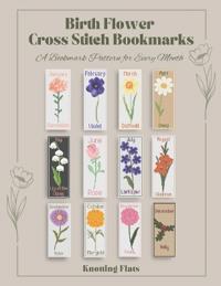 Birth Flower Cross Stitch Bookmarks