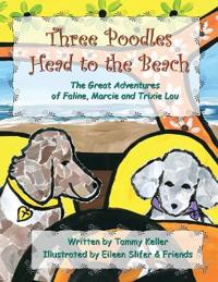 Three Poodles Head to the Beach