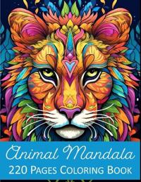 Animal Mandala Coloring Book