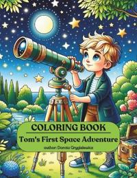 Tom's First Space Adventure - COLORING BOOK