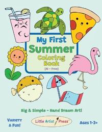 My First Summer Coloring Book (AI-Free)