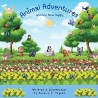 Bokomslag för "Animal Adventures and the New Puppy"