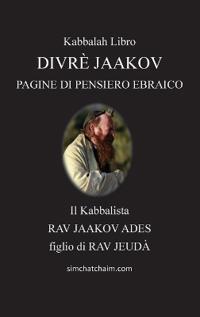 Kirjan kansi "Divrè Jaakov - Pagine Di Pensiero Ebraico"