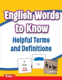 English Words to Know for Newcomers