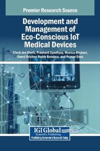 Kirjan kansi "Development and Management of Eco-Conscious IoT Medical Devices"