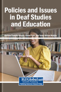 Bokomslag för "Policies and Issues in Deaf Studies and Education"
