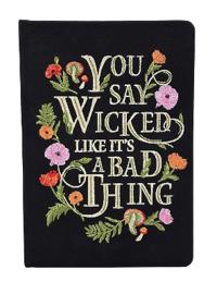 Wicked Embroidered Journal