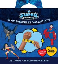 DC: Super Friends Slap Bracelet Valentines