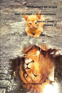 Méditations sur ce que tout chrétien né de nouveau devrait savoir...(Volume 2)