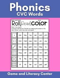 Short Vowel CVC Words Phonics Game and Literacy Center