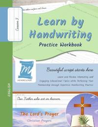 Handwriting Practice Workbook - The Lord's Prayer - Cursive, Level 3