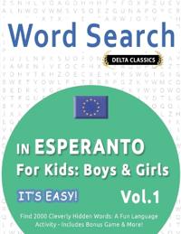 Word Search in Esperanto for Kids