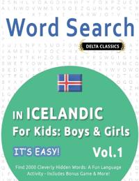 Word Search in Icelandic for Kids