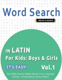 Word Search in Latin for Kids
