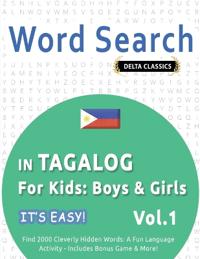 Word Search in Tagalog for Kids