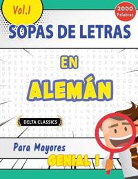 Sopa de Letras En Alemán Para Mayores - Genial! Vol.1 - Delta Classics