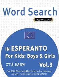 Word Search in Esperanto for Kids