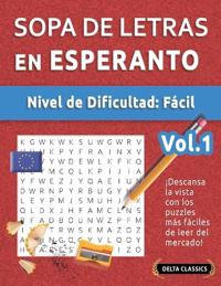 Sopa de Letras En Esperanto - Nivel de Dificultad