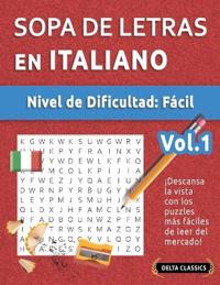 Sopa de Letras En Italiano - Nivel de Dificultad
