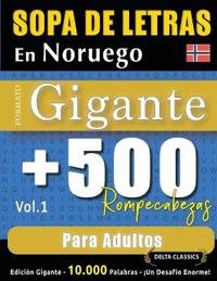 Sopa de Letras En Noruego Formato Gigante