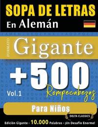 Sopa de Letras En Alemán Formato Gigante