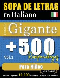 Sopa de Letras En Italiano Formato Gigante