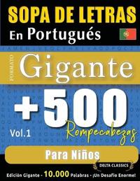 Sopa de Letras En Portugués Formato Gigante