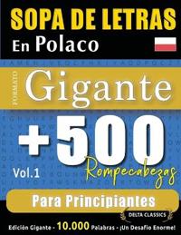 Sopa de Letras En Polaco Formato Gigante