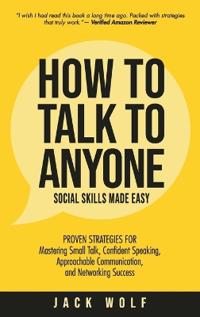 Kirjan kansi "How to Talk to Anyone - Social Skills Made Easy"