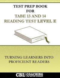 Test Prep Book For TABE 13 and 14 Reading Test Level E