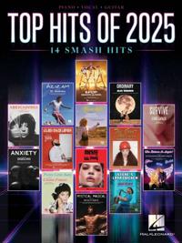 Top Hits of 2025 - 14 Smash Hits - PIANO, VOCAL, GUITAR