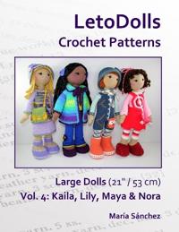 LetoDolls Crochet Patterns Large Dolls (21" / 53 cm) Vol. 4