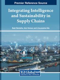 Kirjan kansi "Integrating Intelligence and Sustainability in Supply Chains"