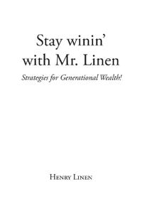 Stay winin' with Mr. Linen