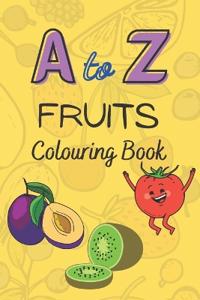 A to Z Fruits Coloring Book