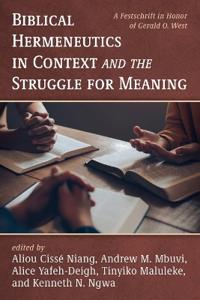 Bokomslag for "Biblical Hermeneutics in Context and the Struggle for Meaning"