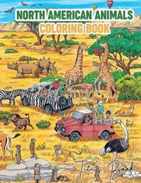 North American Animals Coloring Book