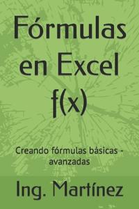 Fórmulas en Excel f(x)