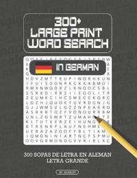 300 German Word Searches, Large Print Puzzles