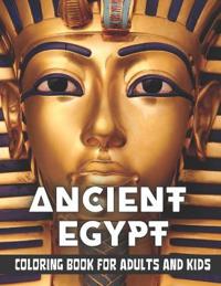 Ancient Egypt Coloring Book for Adults and Kids