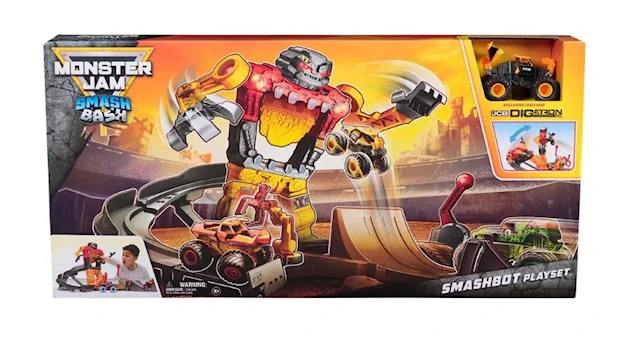 Monster Jam 1:64 Smash & Bash Smashbot Lekset