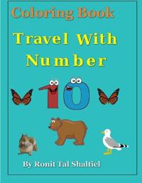 Coloring Book- Travel with Number 10