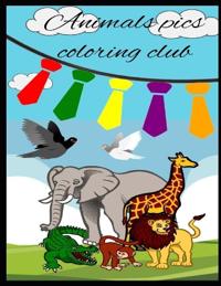 Animals pics coloring club