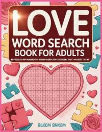 LOVE word search book for adult