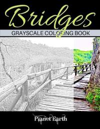 Bridges Grayscale Coloring Book