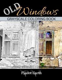 Old Windows Grayscale Coloring Book