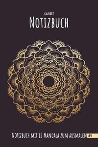 Mandala Notizbuch Kariert #1