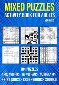 Mixed Puzzle Activity Book for Adults Volume 2